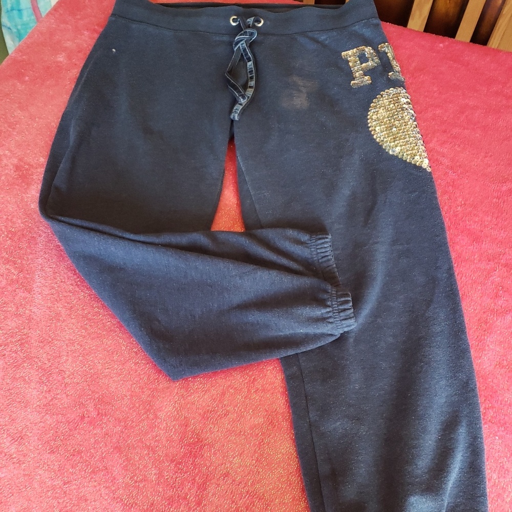 VS PINK Bling 'VINTAGE' Lounge Capris